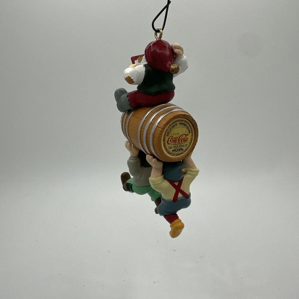Vntg Coca-Cola Bottling Works Collection Elves Delivering Coke to N Pole 1997